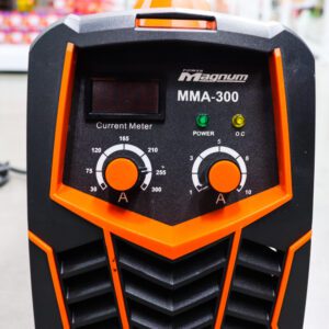 02e693b7dba0f7a6bee2faf50db69fda ตู้เชื่อม INVERTER MMA-300 140A MAGNUM&nbsp;สีส้ม กล่องพลาสติก