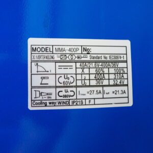 59e6e3c7d830d775dd3d032e195f7603 ตู้เชื่อม MAGNUM MMA-400 สีน้ำเงินดำ