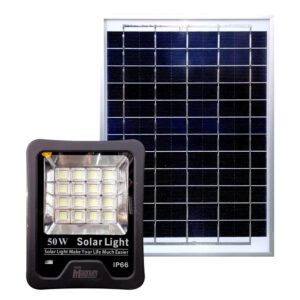 สปอร์ตไลท์โซล่าเซลล์ AN-SFL02-50W LED/6000-6500K สีดำ