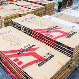 e291c31c5eae879d831c9d0cddc9a26f ประตูไม้ปิดผิว CHARM PVD-013 80 x 200 ลูกฟัก5ช่อง สีไวท์โอ๊ค